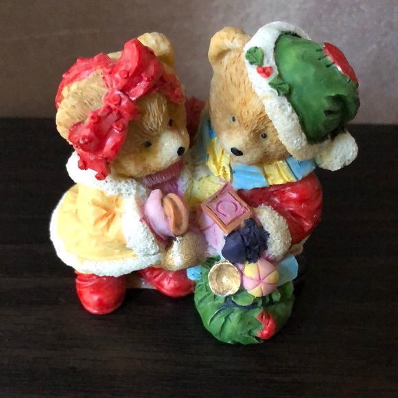 CWI Other - CWI Holiday Bears Figurine, Vintage, 1980’s